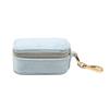 Mini Portable Jewelry Box with Keychain Earrings Necklace Ring Storage Box Velvet Travel Organizer Jewelry Case Hanging