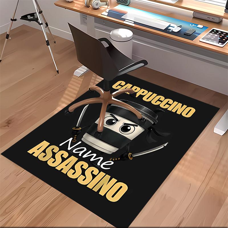 Custom personalization Italian Brainrot animal Print Area Rug - Soft, Washable Non-Slip Indoor Mat,Living Room,Home&Office Decorative Rug