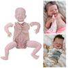 Silicone Reborn Doll Kit DIY Infant Mould Blank Doll Model with Clothes Body 22 InchBlank