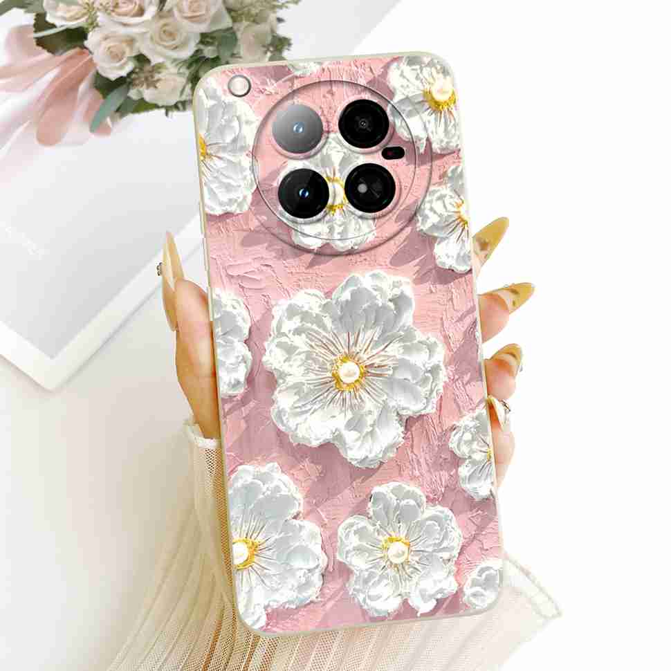 For Infinix Zero 40 4G X6860 Case Luxury Bow Painting Soft Silicone Back Cover For Infinix Zero40 ZERO 40 4G Phone Cases Bumper