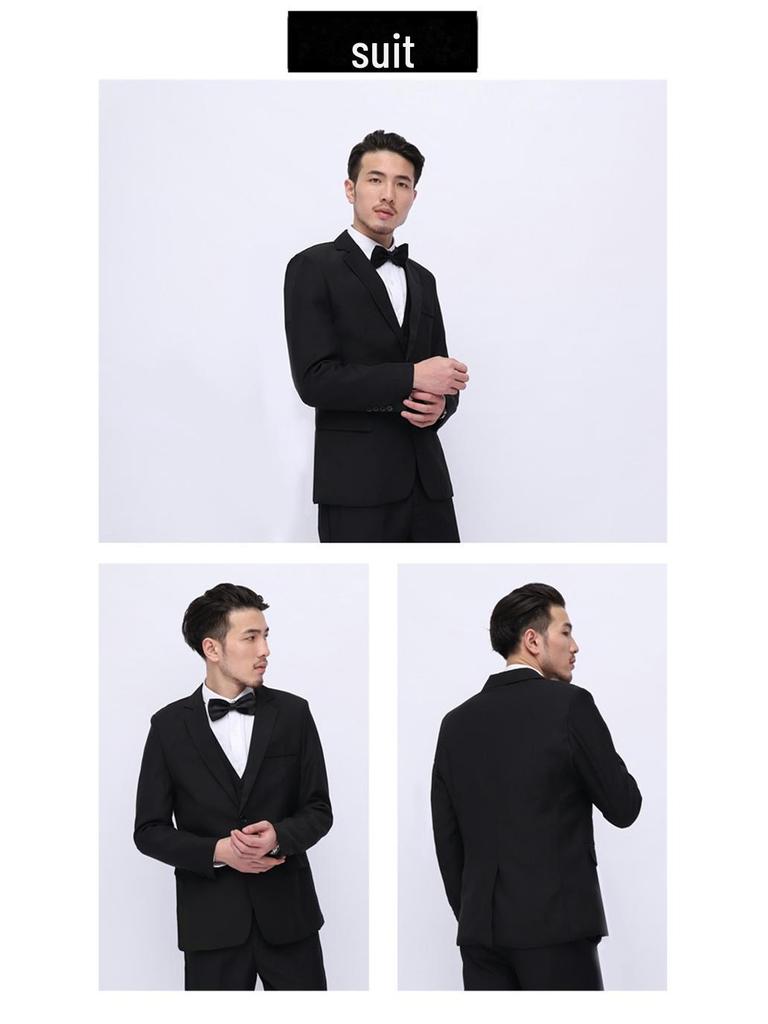 Men's Slim Fit Business Casual Suit Jacket - Solid Color for Work or Interviews