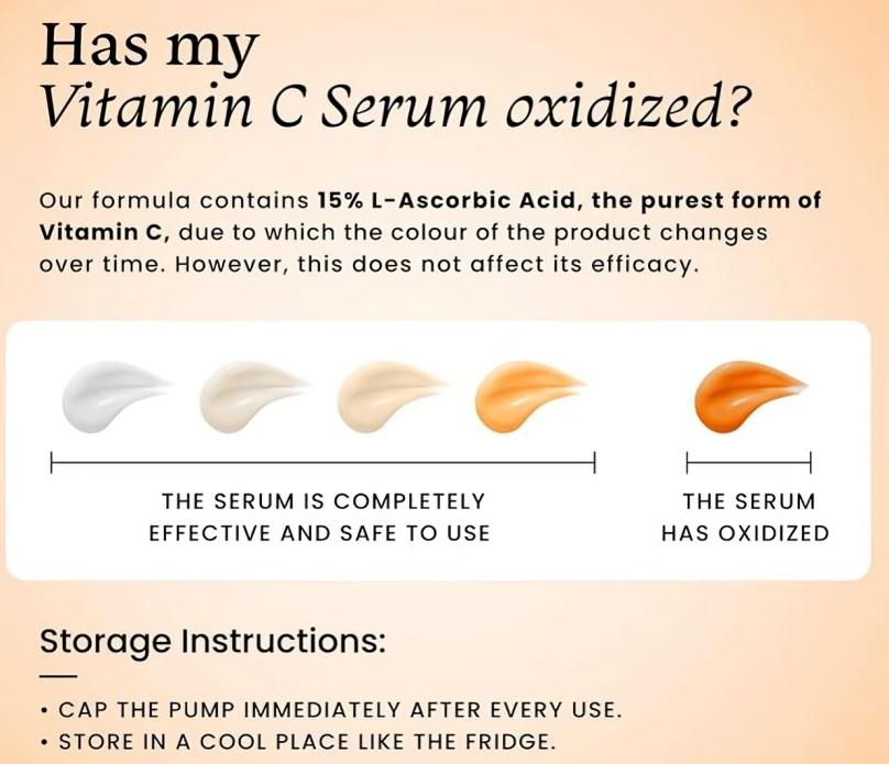 Foxtale 15% Vitamin C Face Serum for Glowing Skin for Dark Spots,Dull Skin, Uneven Skin Tone 30ml