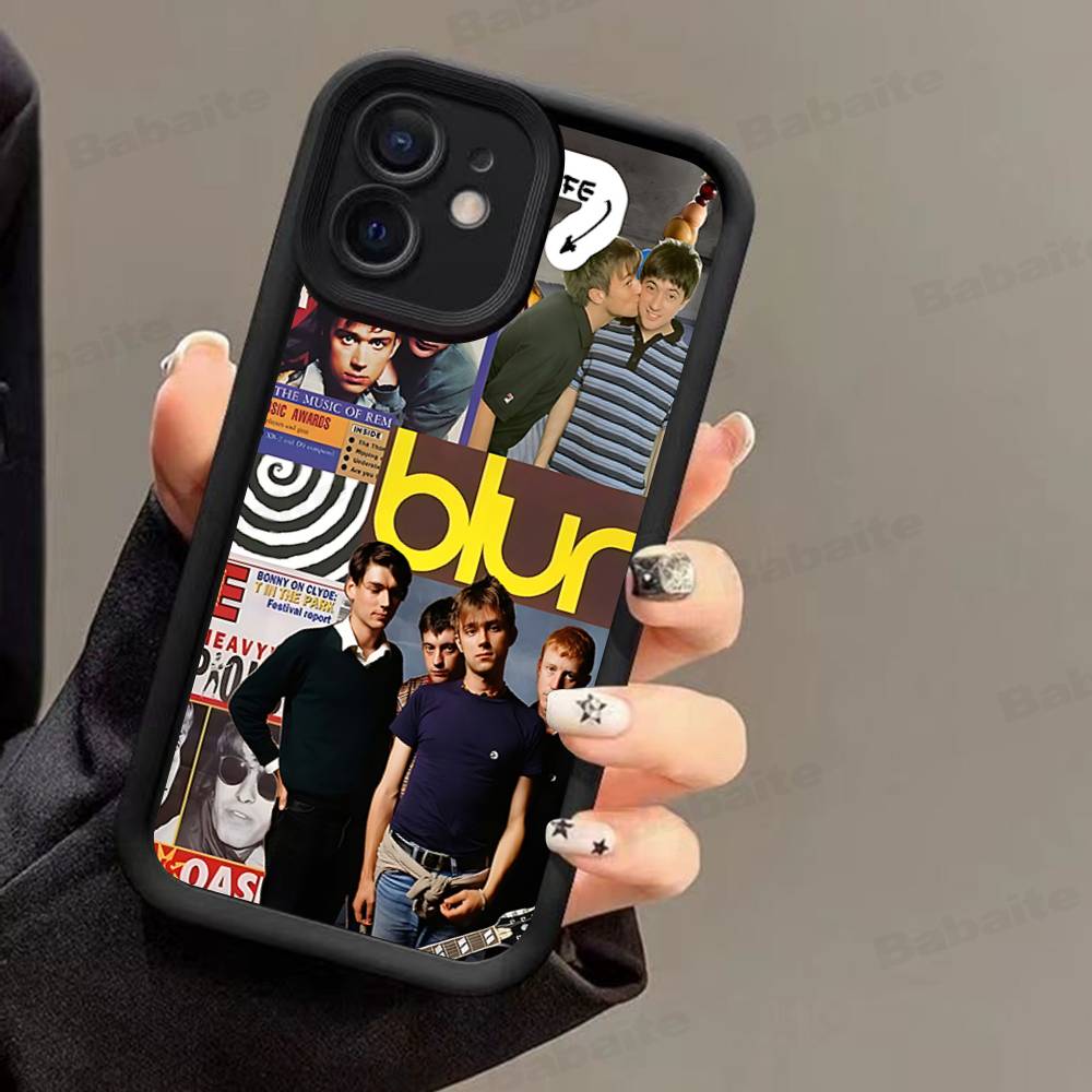Чехол для телефона Rock Band B-Blur Для IPhone 17 16 15 14 13 12 11 Pro Max 16E Plus INS Мягкий чехол