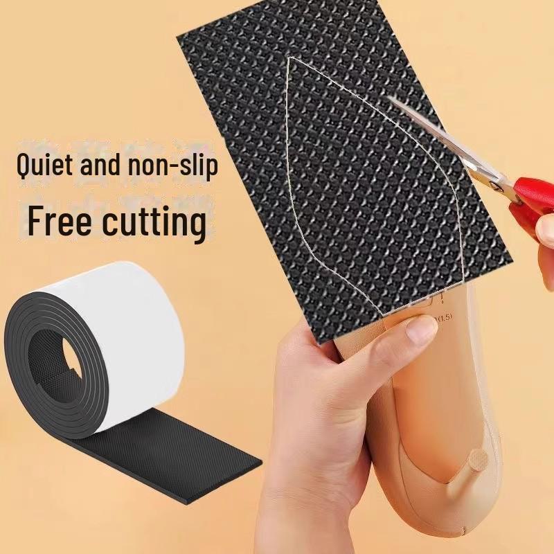 Thickened EVA Non-Slip Heel Stickers – Wear-Resistant, Anti-Wear Protection, 1m Cuttable Sole Pads