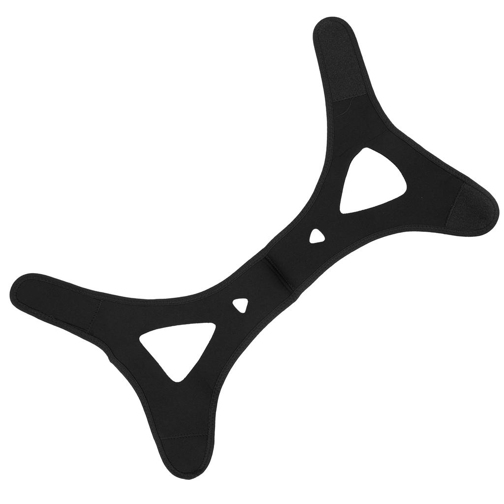 Anti Snore Belt Triangular Chin Strap Snoring Protection Jaw Bandage with Breathable Hole