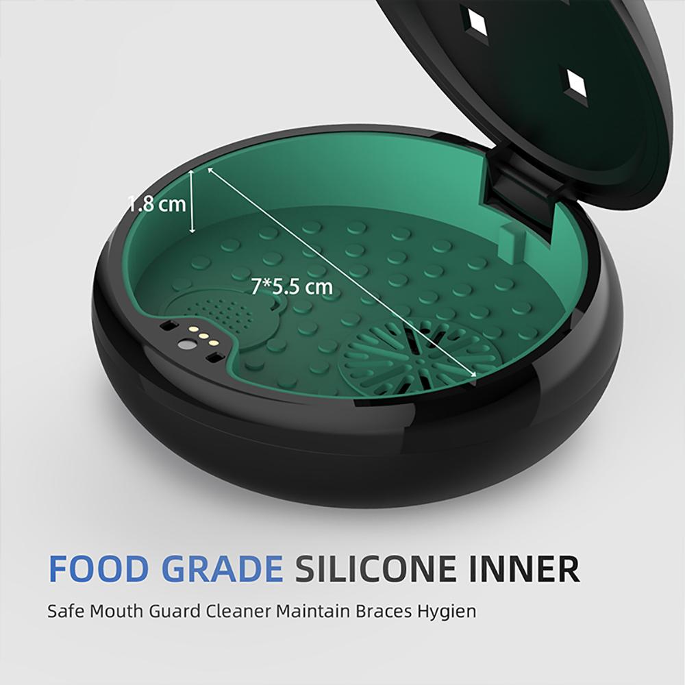 Портативный чехол для чистки зубов, 4 УФ-стерилизатора, брекеты, коробка для дезинфицирующего средства с вентиляционными отверстиями, выравниватель зубов, уход за зубными протезами
