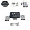 Flush Mount Recessed Plate 50A Plug Mounting Panel Caravan 13 Pin Connector for Ships Yachts and Buses