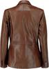 Classic Blazer Women's Lambskin Leather Casual Brown Genuine Stylish Handmade