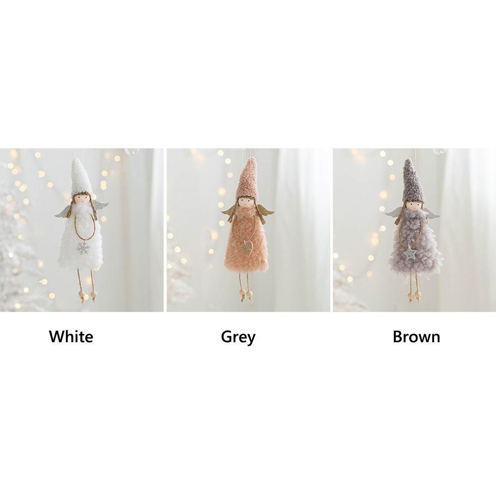 Multicolor Christmas Hanging Decoration Decorative Pendants Home Decoration Plush Girl Drop Ornament Party Favors