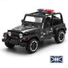 1/32 Scale Military Jeep Diecast Car Model Toy, Pull Back Toy Vehicle with Sound and Light for Kids Toddler Boys Girls Gift Collection