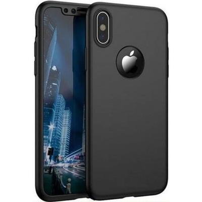 Чехол - Phonillico® - iPhone X - Черный - Полная защита - Жесткий пластик