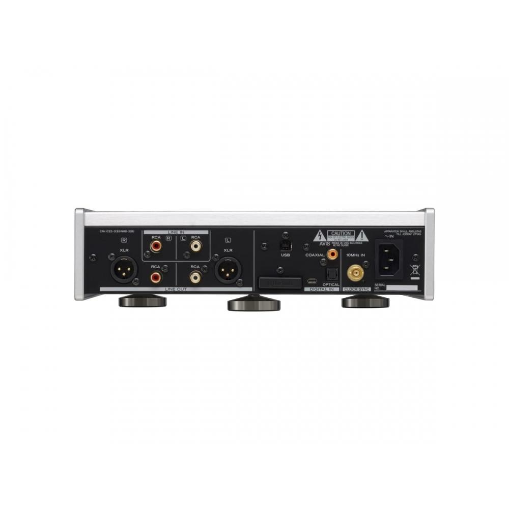 TEAC UD-505-XS Silver USB DACаушники усилитель небольшой компактныйBluetoothMQAвысокое разрешениеПКсмартфонОптический входСбалансированный4.4 ммpentaconn