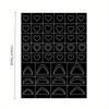 1Pc Airbrush Hollow Nail Art Stickers Love Butterfly Cross Starburst Airbrush Template Nail Stickers