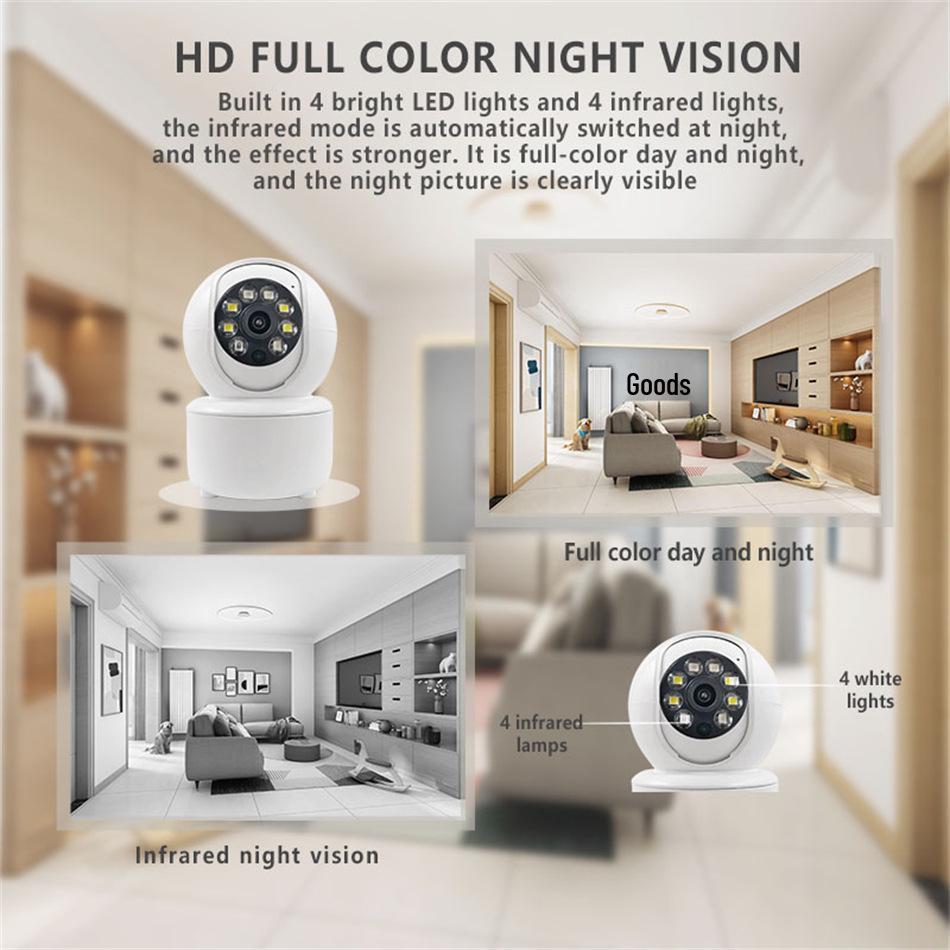 ICSee Двухспектральная 360° PTZ HD WiFi Камера с Мобильным Приложением Удаленного Доступа, День/Ночь Полный Цвет, 3 Мп