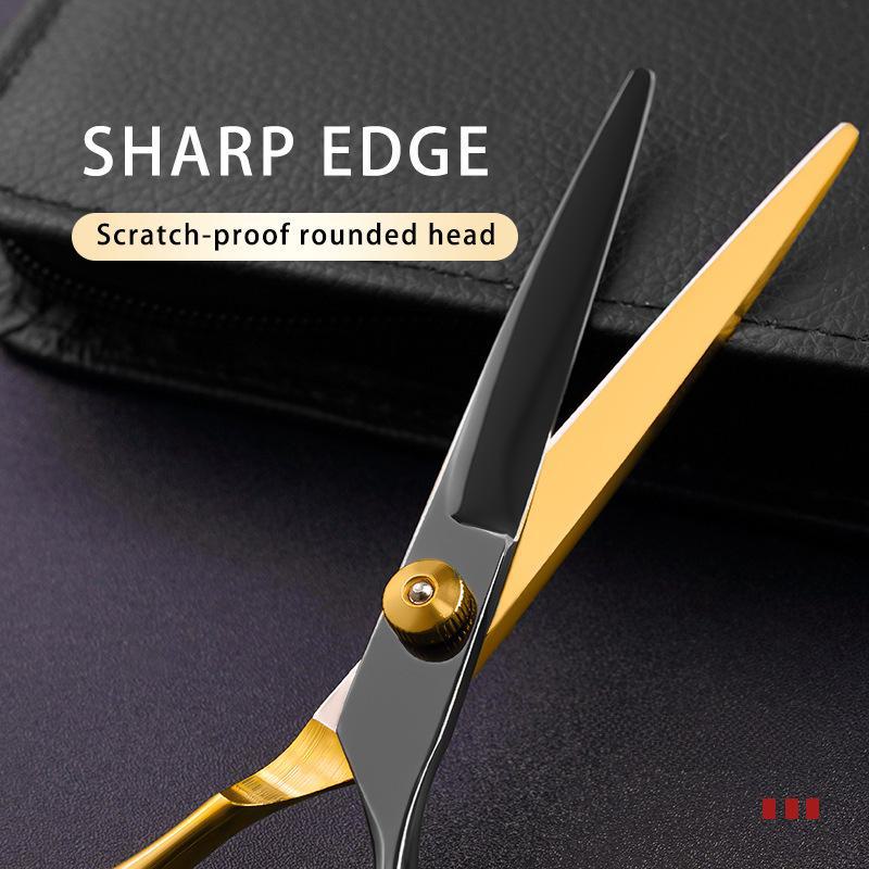 Black Gold Barber 6" Hairdressing Scissors - Salon Special