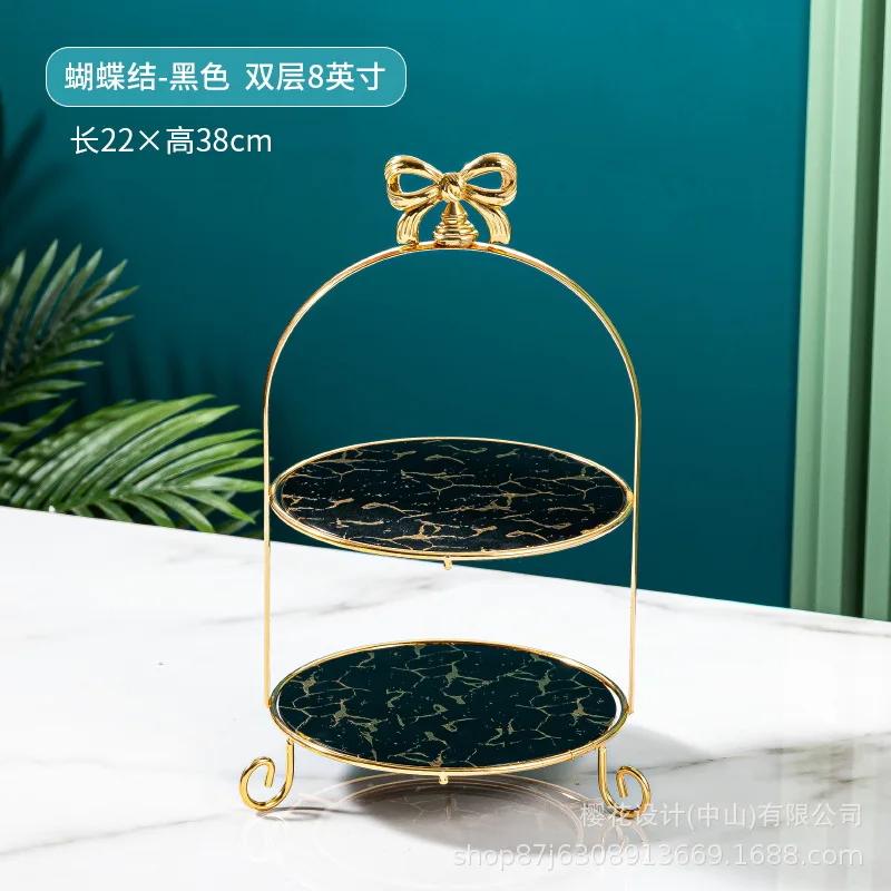 Многослойная подставка для торта из мраморного стекла, десертная тарелка, блюдо для димсамов, форма для торта, поднос для закусок, тарелки для суши, фруктовая тарелка, подставка для демонстрации