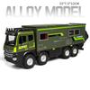 1:18 Scale NOMADISM RV Model Toy Car Music Light Alloy Body Rubber Tires Off-road Motor Home Models Kids Collectible Item