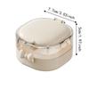 Compact Mini Jewelry Box Portable Makeup Case Shockproof Travel Storage Case  Drawer Storage