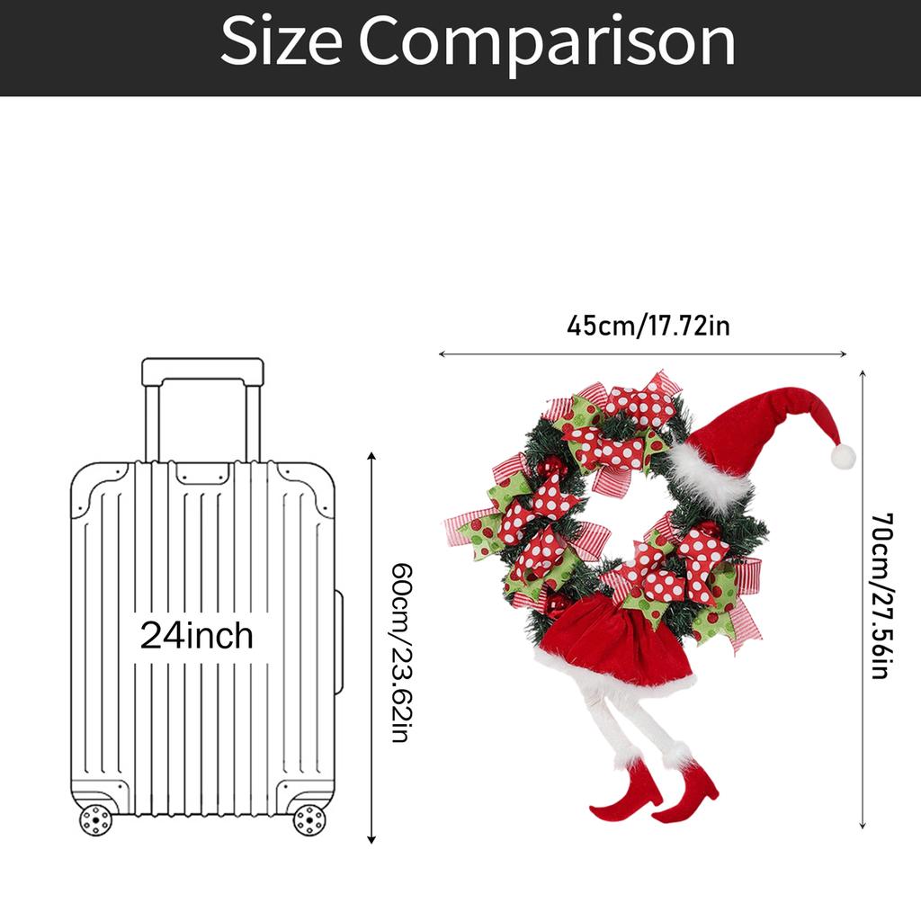 Рождественский венок Бохо Венок Рождественский венок Украшение дома Украшение двери и стены