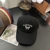 Cotton Butterfly Embroidered Hat Korean Style Women Peaked Cap Casual Y2k Baseball Hat  Women