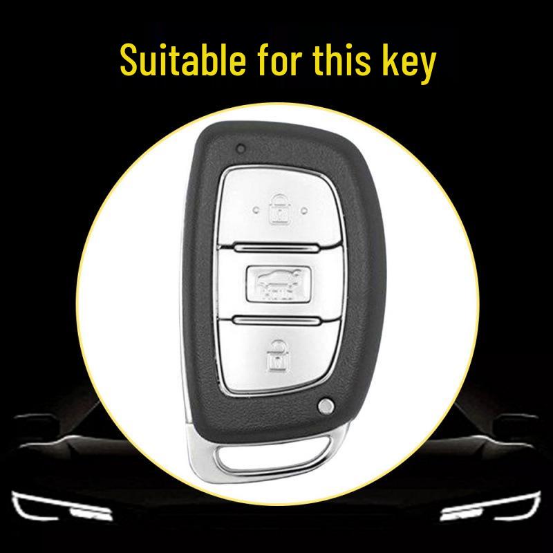 Премиальный кожаный чехол для автомобильного ключа Hyundai Elantra, Mingtu, ix26, ix35, New Tucson (9-е поколение)