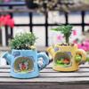 Creative Flower Pot Resin Succulent Pot Planter Home Decor Garden Decoration Desktop Ornaments Bonsai Plant Pot