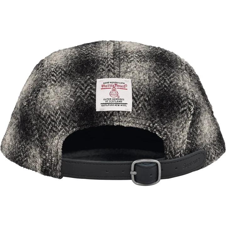 Supreme Harris Tweed Camp Cap Black