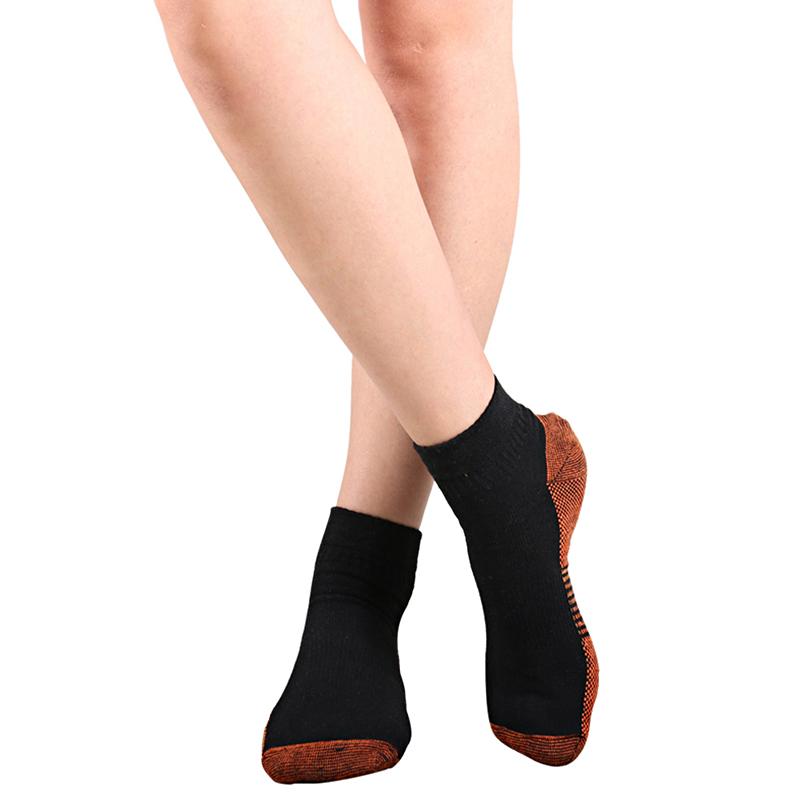 Унисекс, медное волокно, поддержка свода стопы, облегчение боли, пяточные шпоры, подошвенный фасциит, носки