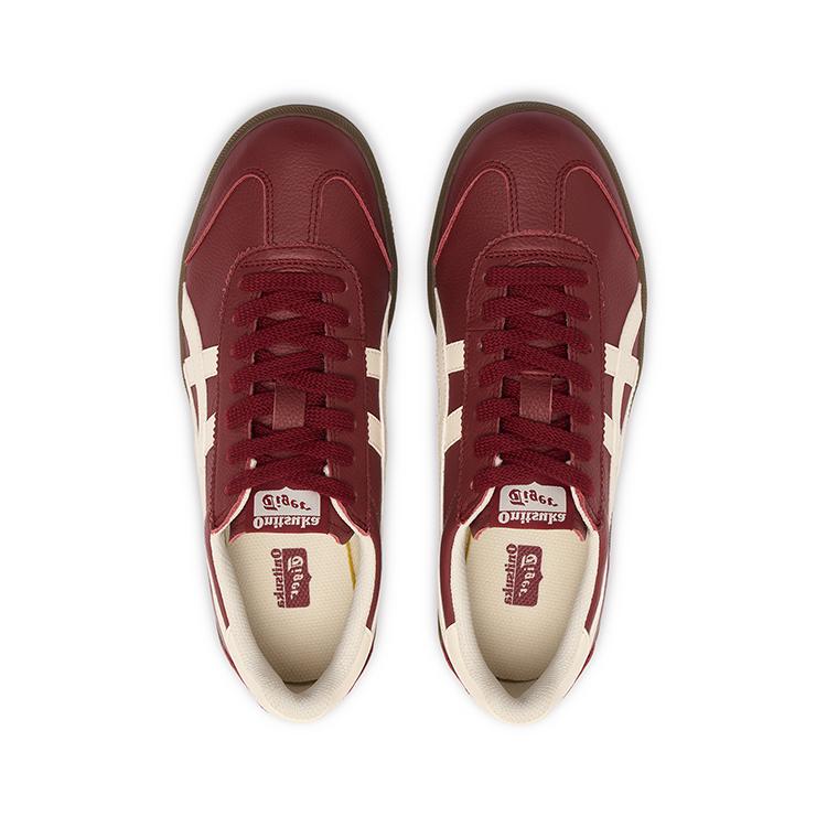 ONITSUKA TIGER Tokuten Fashion Универсальные Прочные Низкие Повседневные Кроссовки Унисекс Повседневные Кроссовки Бордовый 1183B938-600