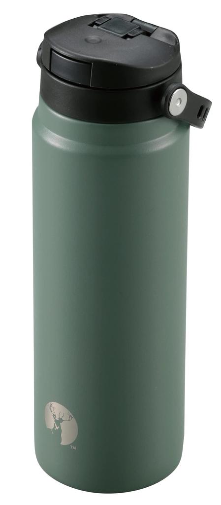 CAPTAIN STAG Sports Bottle Water Bottle Direct Drinking Double Stainless Steel Bottle Vacuum Insulation Thermal Insulation Cold Insulation HD One