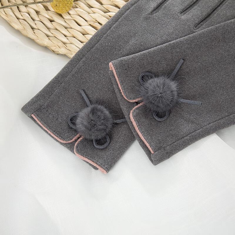 Женские зимние перчатки Hengyuanxiang из де велюра