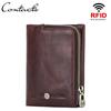 CONTACT'S мужской функциональный бумажник из натуральной кожи