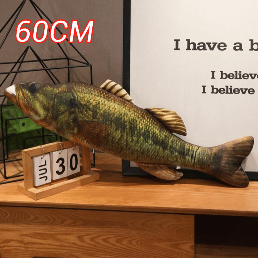 Realistic Stuffed Animal Pillow 40/60cm Carp Plush Pillow Simulation Fish Plush Toy Birthday Gifts