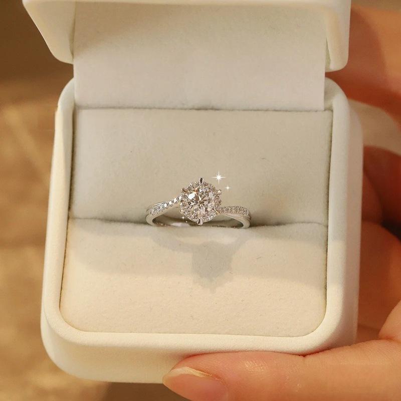 Huitan Eternity Wedding Trend женские кольца с блестящими кубическими цирконами темперамент элегантные женские кольца обручальное кольцо ювелирные изделия