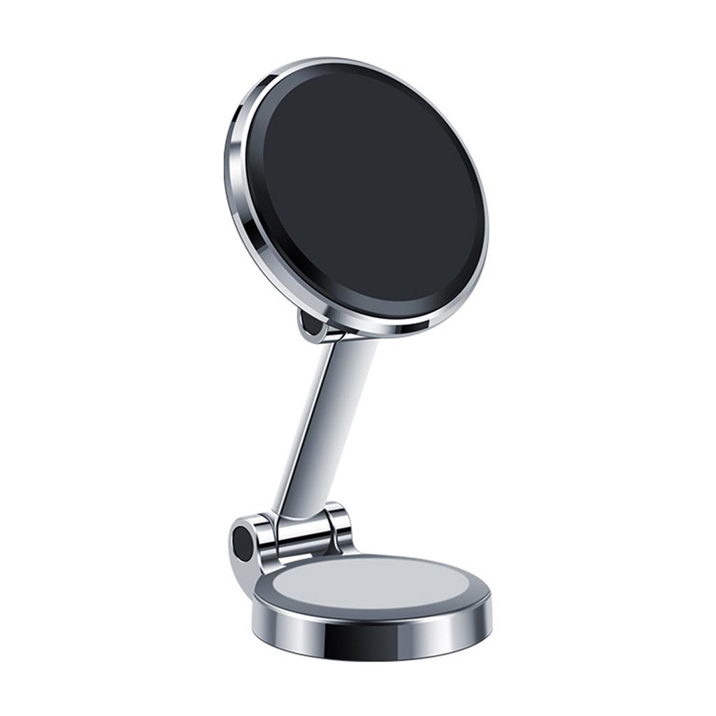 Magnetic Phone Holder for Car 10 Strong-Magnets Metal Folding Magnetic Car Phone Holder 360°Rotation Universal Dashboard