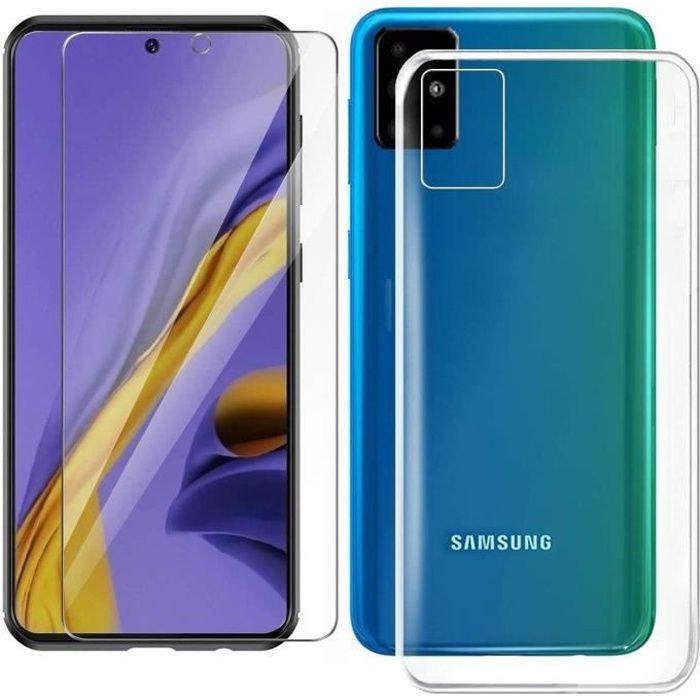 Case and Tempered Glass - Samsung - Galaxy A51 - Flexible - Transparent - 9H Hardness