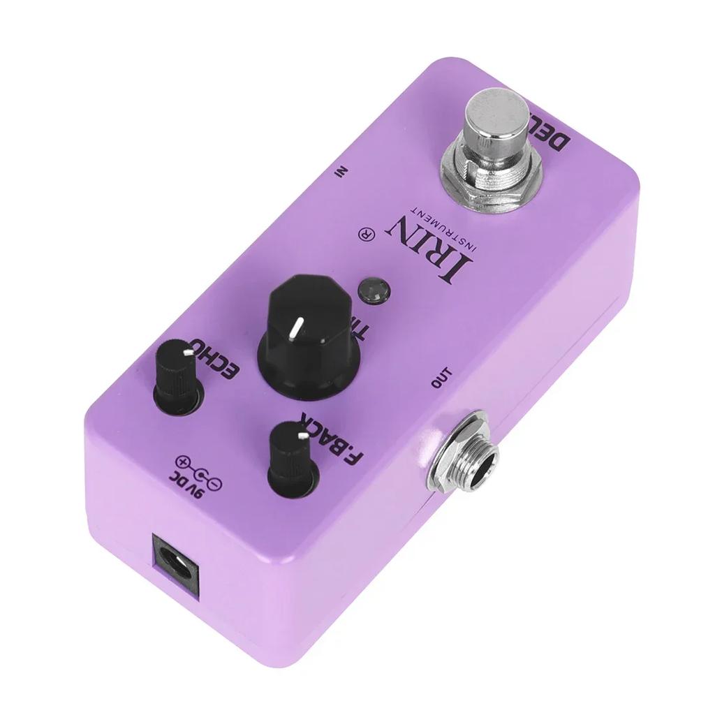 IRIN XG-6 Педаль гитарного эффекта Delay Цифровая аналоговая педаль дилэя для электрогитары True Bypass Гитара Запчасти и аксессуары