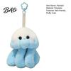 Soft Plush Keychain Cute Jellyfish Backpack Keychain, Pendant for Purse, Fluffy Keyring Marine Animal Girls Women, Aquarium Souvenir Gift Car
