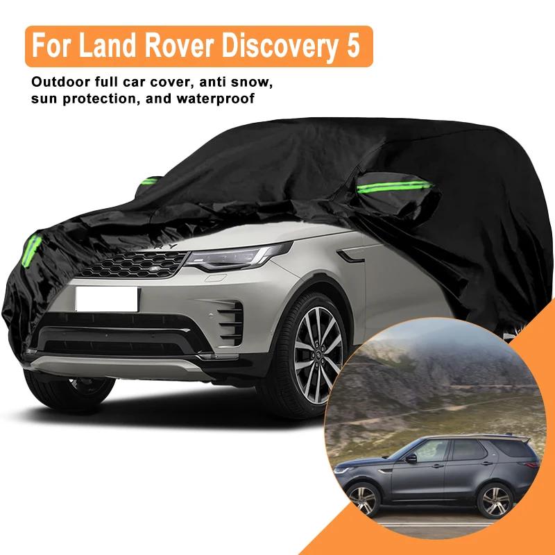 Полный чехол для автомобиля Land Rover Discovery 5 для наружного использования - Водонепроницаемый, Снегозащитный, Солнцезащитный, Зимний и Летний аксессуар для защиты автомобиля