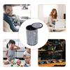 Crystal  Aluminum Smokeless Car Ashtray with Fireproof Stainless Lid for Car Women Home Office