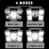 Powerful 5 LED Headlamp USB Rechargeable Built-in 18650 Battery Headlight Outdoor Camping Fishing Emergency Searching Lantern