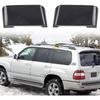 Для Toyota Land Cruiser LC100 FJ100 1998 1999 2000 2001 2002 Черный Внешний Багажник на Крышу Релинги Защитная Накладка на Центральную Часть Багажника Автоаксессуары 2 шт.