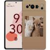 Чехол для телефона Google Pixel 8 7 6 Pro 8A 7A 6A, ТПУ-оболочка, Мягкий силикон, Ударопрочный, Черная крышка, Кавайная альпака, Милый