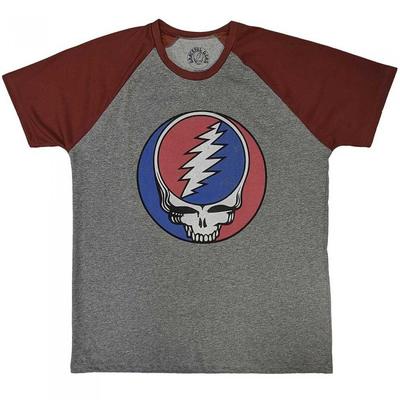 Классическая хлопковая футболка реглан унисекс Grateful Dead для взрослых Steal Your Face