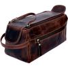 Leather Travel Dopp Kit Toiletry Bag Men Shaving Women and Mens Case Bags Organizer Bathroom Shaving Kit