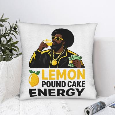 Afroman Лимонный Кекс Юмор Квадратная Наволочка Чехол для Подушки Потрясающая Полиэстеровая Декоративная Наволочка для Сиденья 45X45 см