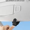 2pcs Universal Car Glasses Clip Magnetic Automotive Hanger Portable Car Sun Visor Clip  Ticket