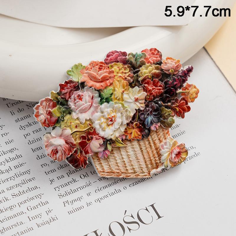 Творческие цветочные магниты на холодильник Картина маслом из смолы Цветы Магниты для декора холодильника Подсолнух Роза Магнитные наклейки