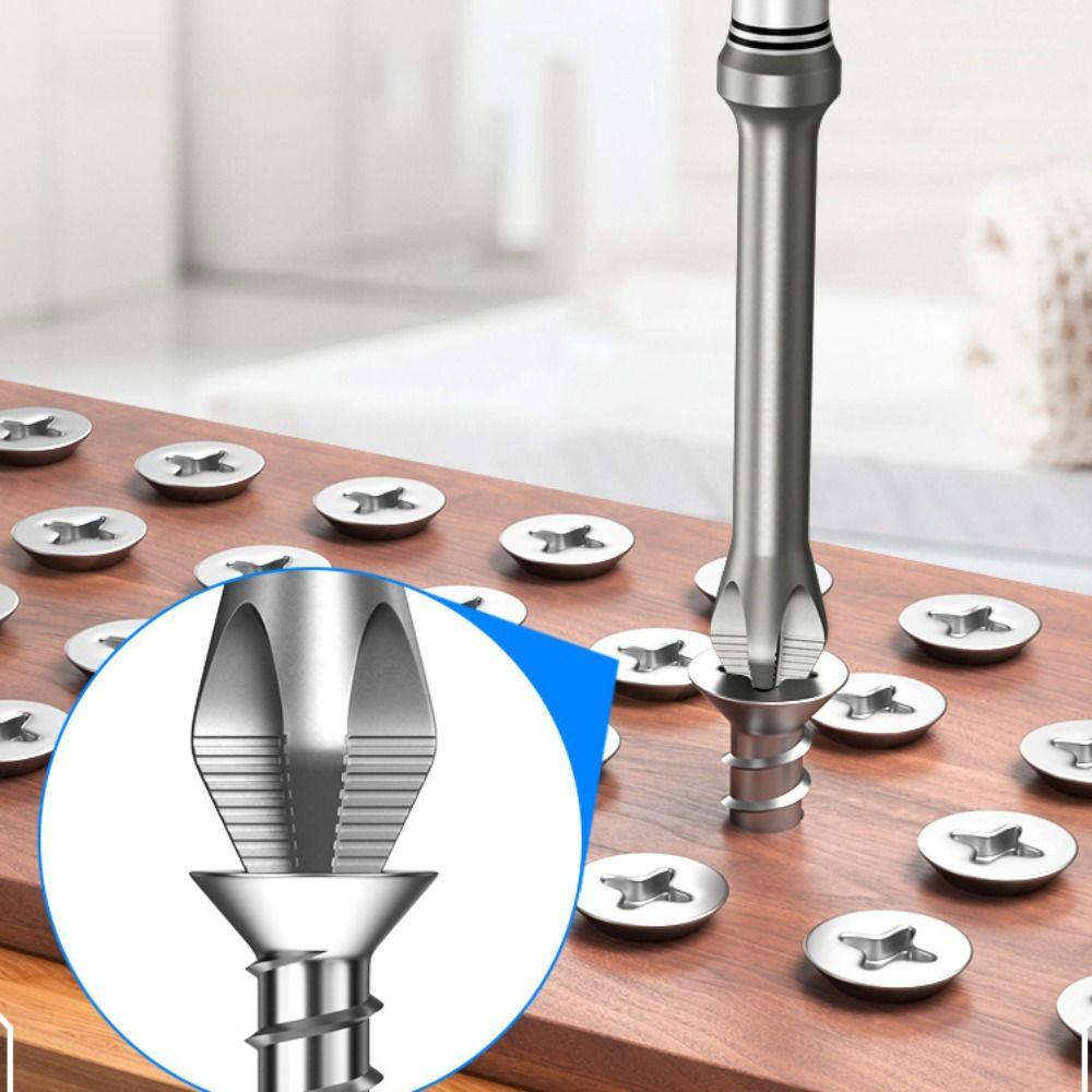 D2 Non-slip Magnetic Batch Head Impact Resistant High Hardness Cross Head Bit WaterProof Anti-Slip Electric Screwdriver Bit