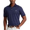 Polo SS26 Рубашка-поло с коротким рукавом, с вышитым узором с логотипом, Классическое издание, Мужские топы 710945396-001